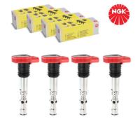4x Originale NGK Modulo Accensione Bobina Per Audi A4 8E B6 B7 8H A6 4B C5 C6