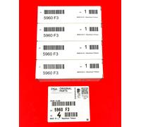 4x Originale Peugeot Candele 206 307 407 1007 Berlingo C2 C3 C4 C5 - 5960F3