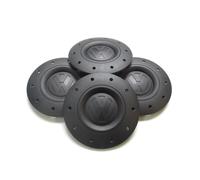 4x Originale VW T5 Bus Coprimozzo Copricerchi Nero 7H0601151C 9B9