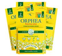 4x Orphea Salvalana Emanatori Grandi Armadi Protegge Lana e Fibre Naturali al Profumo di Fiori - 4 Confezioni da 2 Emanatori Ognuna