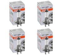 4x OSRAM CLASSIC H7 1500lm Lampadina Alogena 55W 12V PX26d