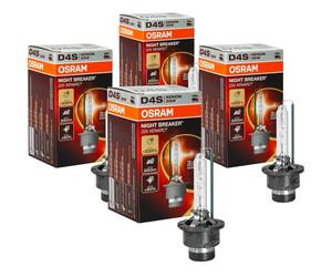 4X OSRAM D4S XENARC XENON NIGHT BREAKER 220 Fino A +220% 4400 K Modello 2024/25