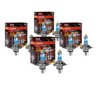 4x OSRAM Duopack H4 Notte Breaker 220 Alogena Fino +220% Modello 2024/25