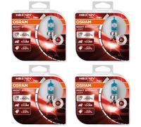 4X OSRAM NIGHT BREAKER HB3 DuoBox 3200 K 1700 LM Lampadina