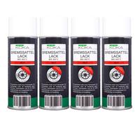 4x Pacco KOKA Vernice Pinza Freno Rosso Thermolack Spray Resistente Al Calore