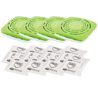 4x Pacco Universal Geruchs-Filter Carboni Frigorifero Geruchs-Entferner Gastro