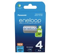 4x Panasonic Eneloop Batterie Ricaricabili AA 2000mAh Ni-MH LR06