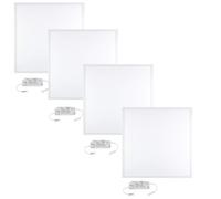 4x Pannello LED 60x60 5000lm 42W Controsoffitto Luce Fredda 6500K Slim Ufficio [EEK: E]