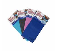 4X PANNI MICROFIBRA EXTRA TITTEX PER ACCIAIO E VETRI 50CMX50CM NON LASCIA ALONI