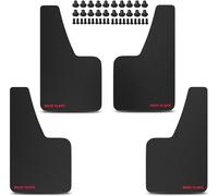 4X Paraspruzzi Universale Auto Nero Compatibile Con Hatchback Sedan SUV Converti