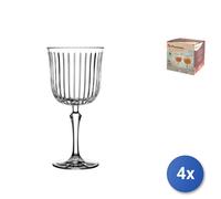4x Pasabahce Calice Joy Gin&tonic in vetro trasparente cl 49