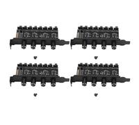 4X Pc 8 canali Fan Hub 4 manopole Regolatore di velocità di raffreddamento per case CPU
