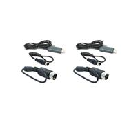 4x per FLYSKY FS-SM100 SM100 RC USB Flight Simulator Set di Cavi FMS per FS-I6 I10 I6X FS-T6 FS-CT6B TH9X RC