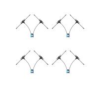 4X per GEPRC ELRS 915M/2.4Ghz GemX Gemini RX Ricevitore A Doppia Frequenza per Drone RC FPV