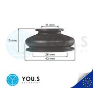 4x per Mercedes BMW Audi VW Tirante Protezione Gomma Manicotti 11 26 15 MM