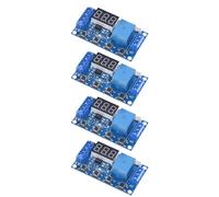 4x per relè Temporizzato DC 6V-30V per Sistemi Automazione e Prototipazione