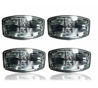 4X Per Scania Volvo DAF Man Camion 24v 9.6'' Jumbo Ovale H7 Proiettore & 6 DRL