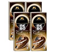 4X Perugina Nero Tavoletta Le Cremose al Gusto Cookies e Cream al Cioccolato Extra Fondente con Ripieno di Crema al Latte e Pezzetti di Biscotti al Cacao 100g