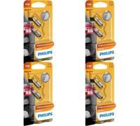 4X Philips Standard T4W 4W 12V Lampadine Auto