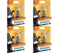 4X Philips Vision H1 Alogena Fino Al 30% In Più Luce 55W 12V Lampadine Auto
