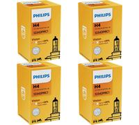 4x Philips Vision H4 Alogena Fino 30% più Luminosa 60/55W 12V Auto-Lampadine