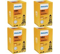 4x Philips Vision HB4 Alogena Fino 30% più Luminosa 51W 12V Auto-Lampadine