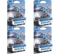 4X Philips WhiteVision Ultra H1 Halogena 55W 12V Lampadine Auto