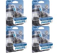 4X Philips WhiteVision Ultra H8 Halogena 35W 12V Lampadine Auto