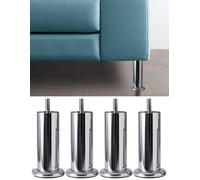 4X Piedini per Mobili E Divani Modello ACQUAMARINA CON BASE - Set Di 4 Gambe in