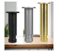 4x Piedini Per Mobili Regolabili Altezza, Piedini Antiscivolo Resistenti, Gambe Per Sedie Letto In Lega Di Alluminio, Tavolo Gambe Di Ricambio Per Progetti Fai Da Te(Gold,18cm/7.1in)