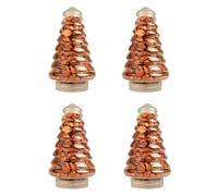 4x Pietre Decorative Ogni 700g Grob Rame Tannenbaum-Optik Confezione Confetti