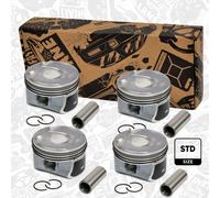 4x Pistone PM006800 Ø 77,00 MM Peugeot Citroen 1,6 THP 5FX 0628.S1 Standardmaß