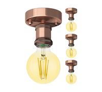 4x plafoniera/portalampada RETRA bronzo opaco 1x E27 max. 60W [EEK: E]
