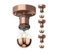 4x plafoniera/portalampada RETRA bronzo opaco 1x E27 max. 60W [EEK: E]