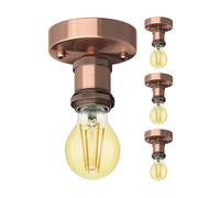 4x plafoniera/portalampada RETRA bronzo opaco 1x E27 max. 60W [EEK: E]