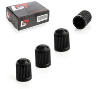 4x Pneumatici Coperture Valvole Valvola Auto Tappo Set Plastica Nero per Porsche