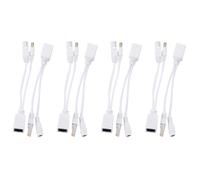 4X PoE Over Ethernet Kit Cavi Cavetti Adattatori Splitter per LAN Rete I7A1