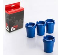 4x Posacenere senza Fumo Portabibite Blu Plastica