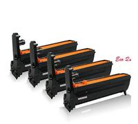 4x Premium Tamburo per Oki C-5900-DTN Nero Ciano Magenta Yel Eco Quantum