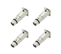 4X Presa A Tre Fili di Tipo D per Convertitore di Collegamento Audio Base di Montaggio XLR XLR Maschio A XLR Femmina