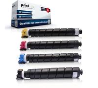 4X Print-Klex Toner compatibile con Kyocera TASKalfa 2552 ci TASKalfa 2553 ci TASKalfa 2552ci TASKalfa 2553ci TK8345K TK8345C TK8345M TK8345Y Nero Ciano Magenta Giallo - Serie Office Plus