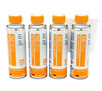 4x PRO TEC P1201 Pulitore Sistema Diesel 375 ml con Imbuto