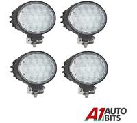 4x Professionale Ovale 65w LED Lavoro Luci Fari Faretto Faro Scavatrice Trattore
