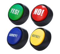 4x Pulsanti Sonori, Cicalini Di Risposta Per Quiz, Concorso,