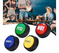 4x pulsanti sonori, cicalini di risposta per quiz, concorso, addestramento