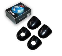 4x Pulsanti Tappo Copri Maniglia Porta Nero per Clio 3 Laguna 2 Megane 2
