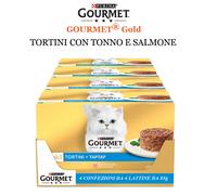 Gourmet Gold Tortini Tonno E Salmone 4x85gr