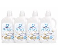 4x Puro Amore Ammorbidente Bianco Latte 3L 60 Lavaggi Profumo Bucato
