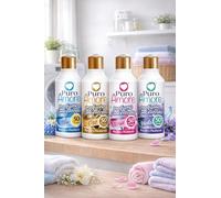 4x Puro Amore Profumo Concentrato per Bucato e Pavimenti - Fragranze Blu, Oro, Rosa e Viola - Essenza Intensa e Persistente, fino a 50 Lavaggi per Flacone