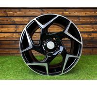 4X R15" 4X108 Ford Style Cerchi Neri Diamond Cut 6.5J ET40, 4 Fori